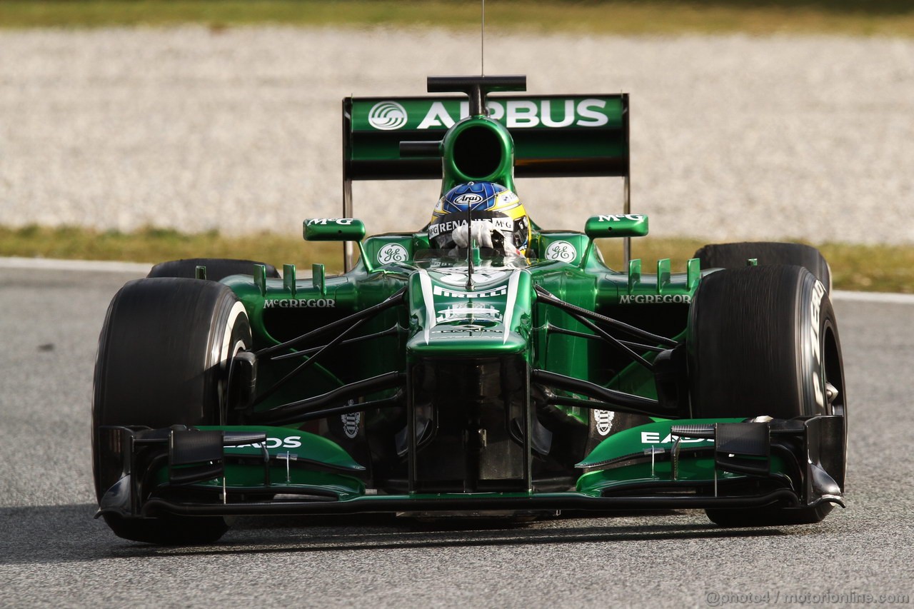 BARCELONA TEST MARZO 2013, Charles Pic (FRA) Caterham CT03.
28.02.2013. 