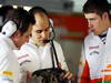 BARCELONA TEST MARZO 2013, Gianpiero Lambiase (ITA) Sahara Force India F1 Engineer (Centre) with Paul di Resta (GBR) Sahara Force India F1 (Right).
28.02.2013. 