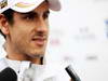BARCELONA TEST MARZO 2013, Adrian Sutil (GER) Sahara Force India F1 with the media.
28.02.2013. 