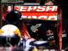 BARCELONA TEST MARZO 2013, Jean-Eric Vergne (FRA) Scuderia Toro Rosso STR8 with flow-vis paint added to his rear wing.
28.02.2013. 