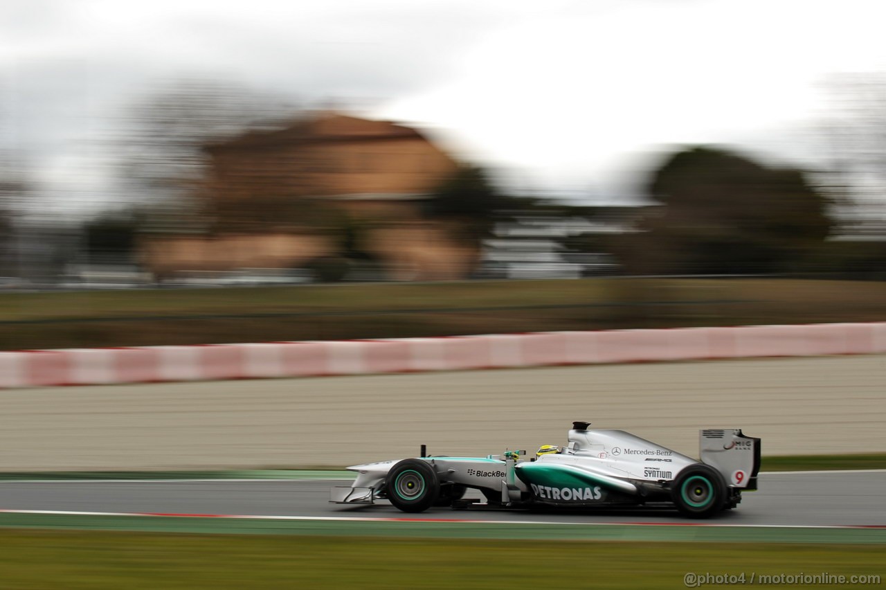 BARCELONA TEST MARZO 2013, Nico Rosberg (GER) Mercedes AMG F1 W04.
01.03.2013. 