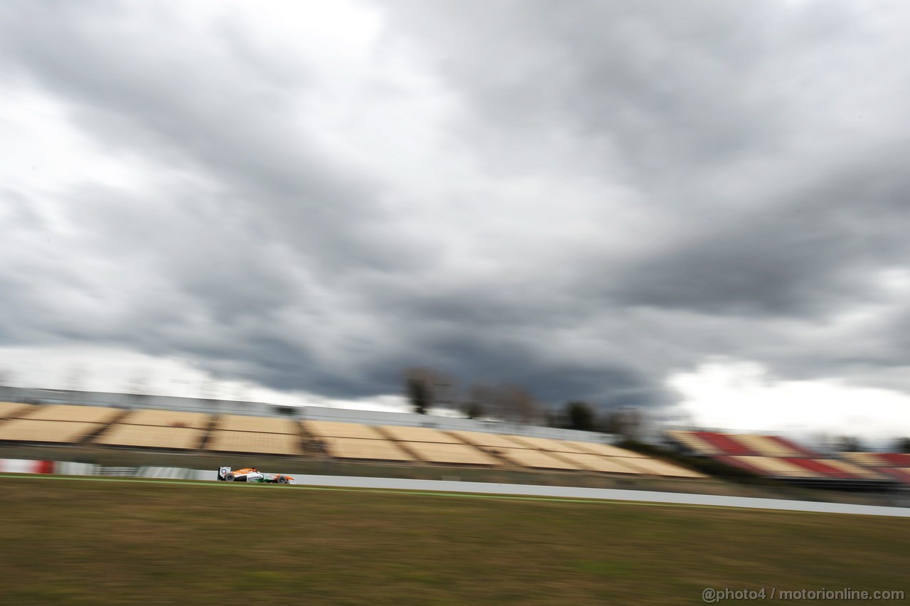 BARCELONA TEST MARZO 2013, Adrian Sutil (GER) Sahara Force India VJM06.
01.03.2013. 