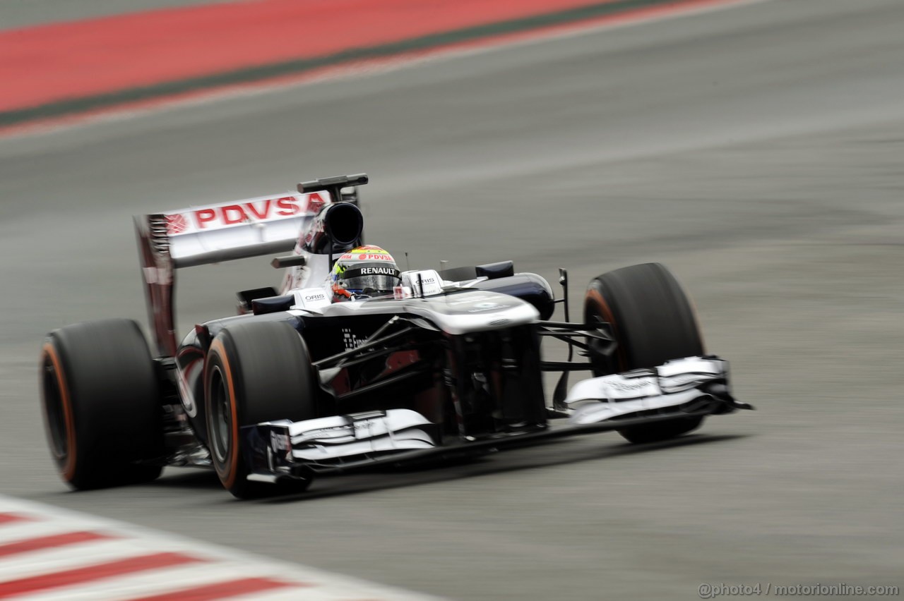 BARCELONA TEST MARZO 2013, Pastor Maldonado (VEN) Williams FW35.
01.03.2013. 