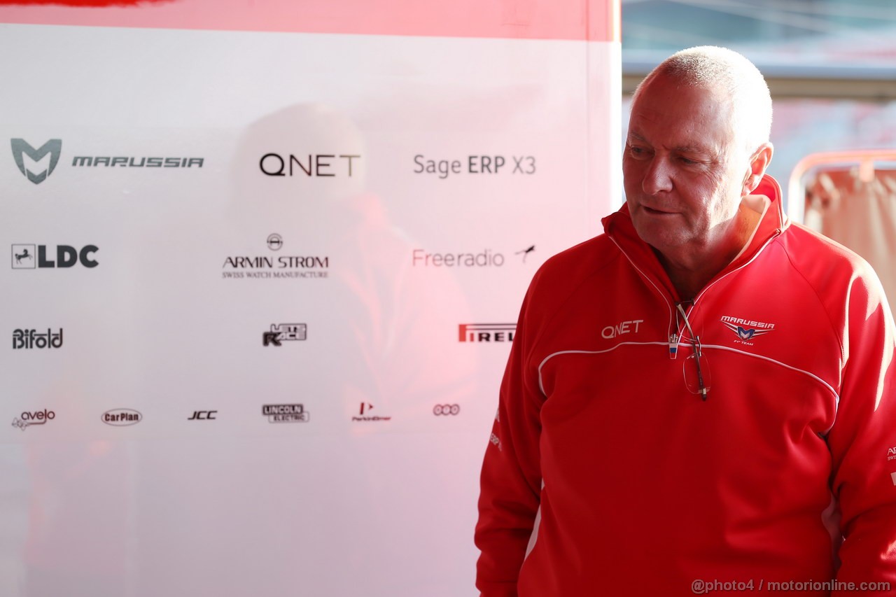 BARCELONA TEST MARZO 2013, John Booth (GBR) Marussia F1 Team Team Principal.
02.03.2013.