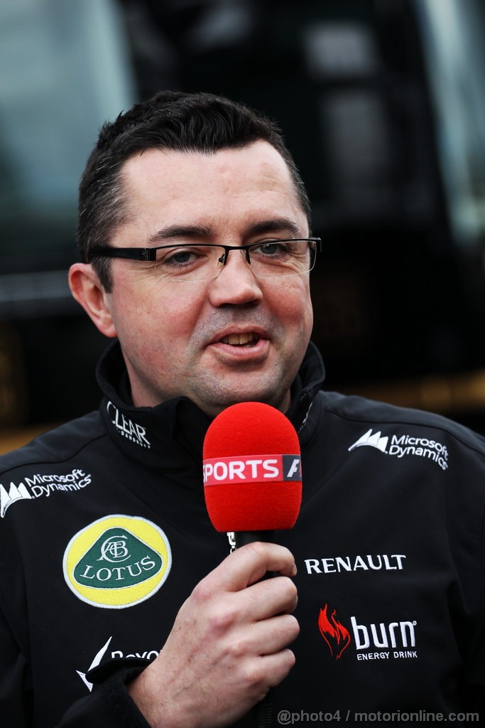 BARCELONA TEST MARZO 2013, Eric Boullier (FRA) Lotus F1 Team Principal.
02.03.2013. 
