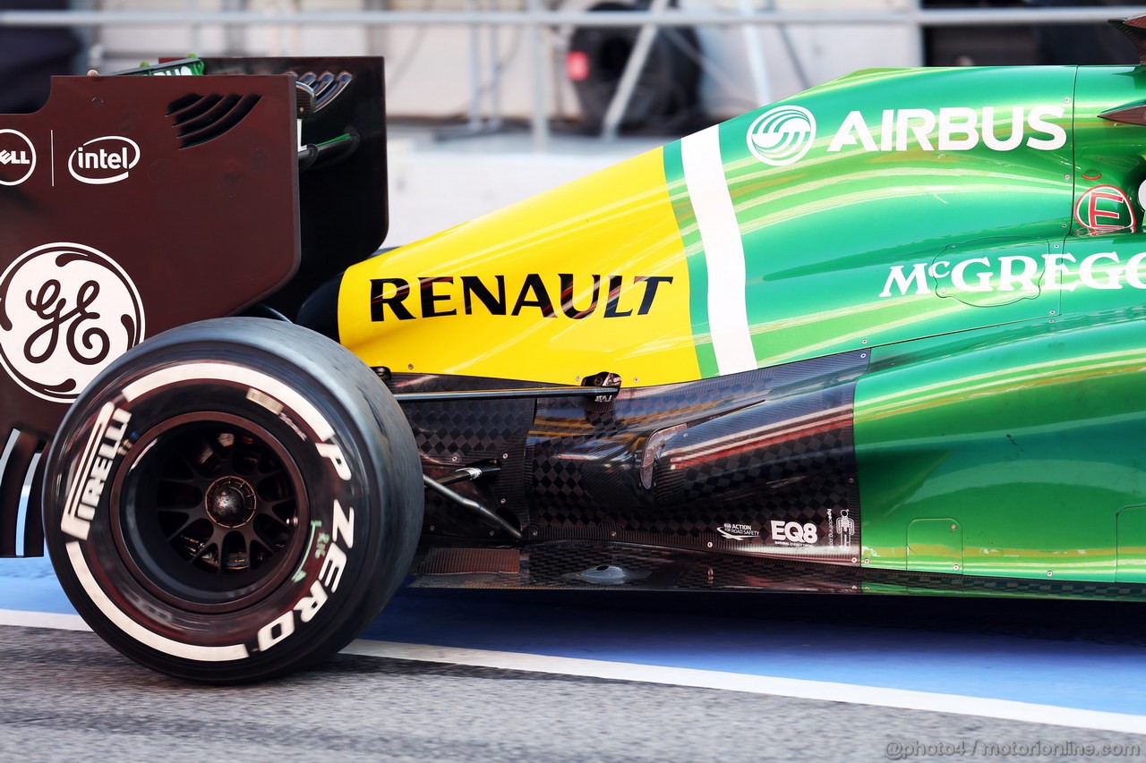 BARCELONA TEST MARZO 2013, Caterham CT03 exhaust.
02.03.2013. 