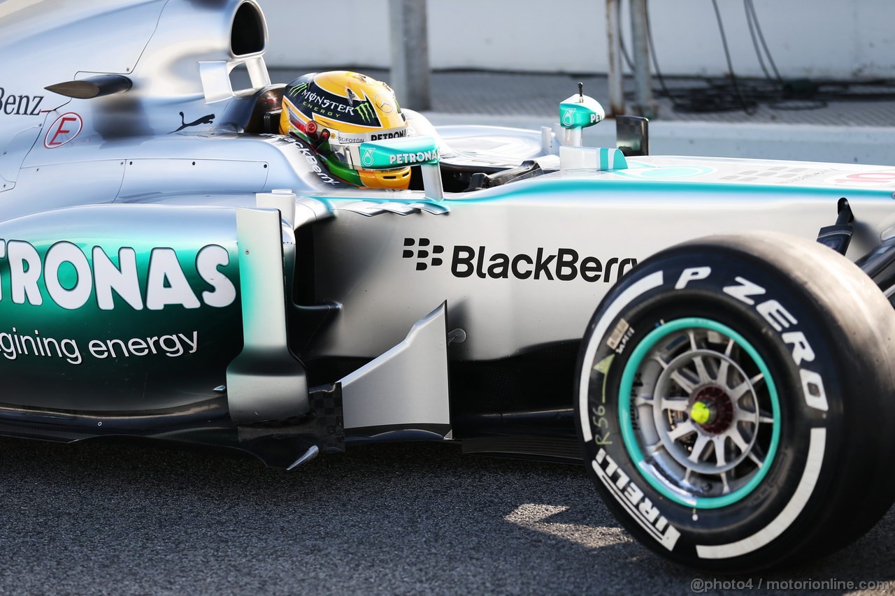 BARCELONA TEST MARZO 2013, Lewis Hamilton (GBR) Mercedes AMG F1 W04.
02.03.2013. 