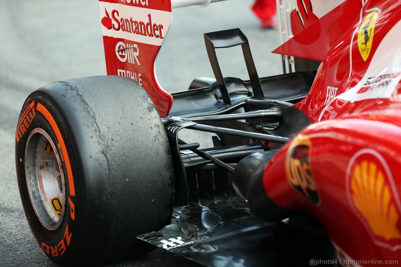 BARCELONA TEST MARZO 2013, Felipe Massa (BRA) Ferrari F138 rear suspension.
02.03.2013. 