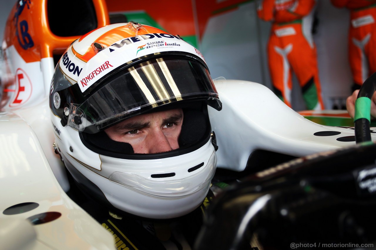 BARCELONA TEST MARZO 2013, Adrian Sutil (GER) Sahara Force India VJM06.
02.03.2013. 