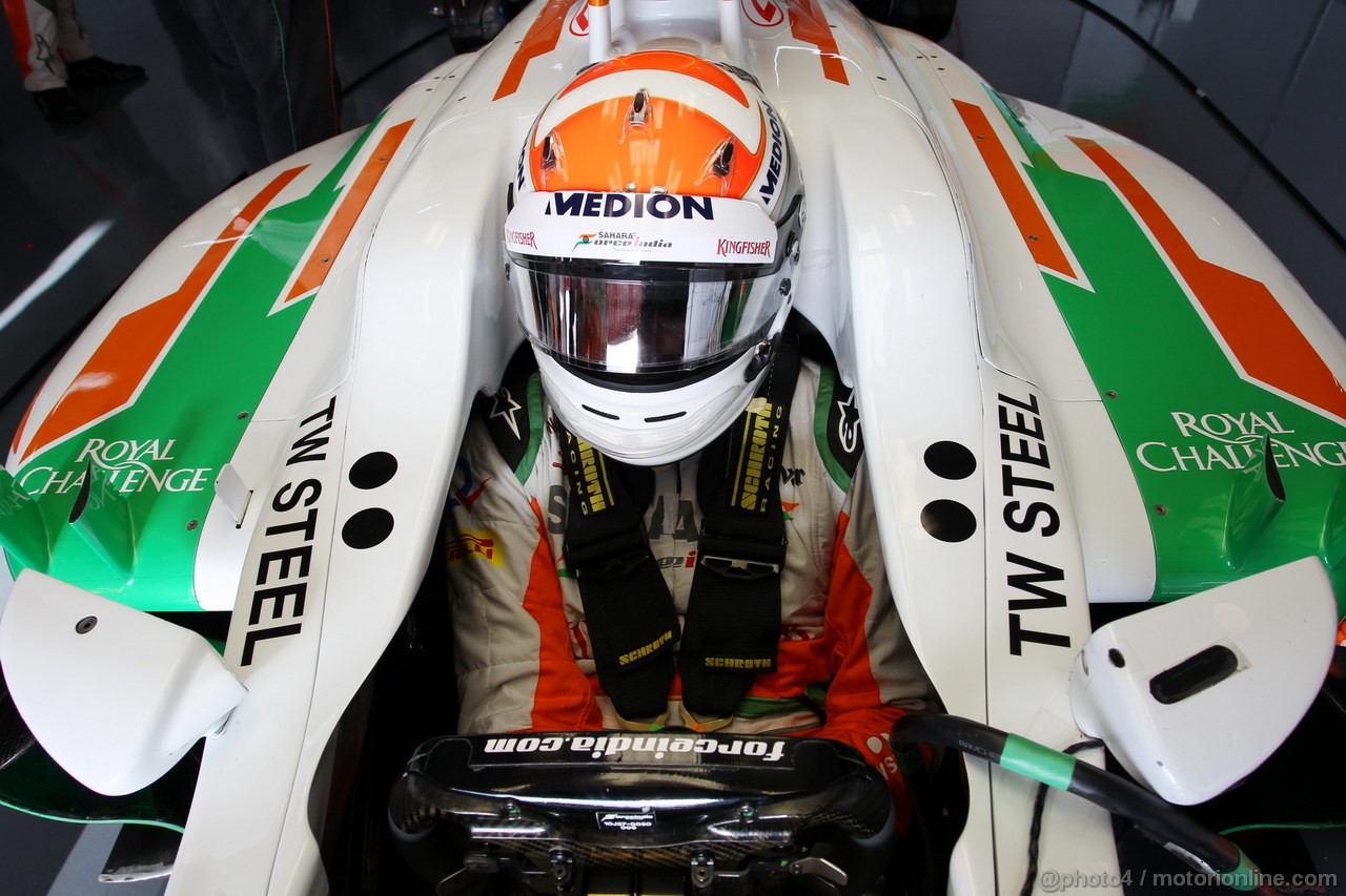 BARCELONA TEST MARZO 2013, Adrian Sutil (GER) Sahara Force India VJM06.
02.03.2013. 