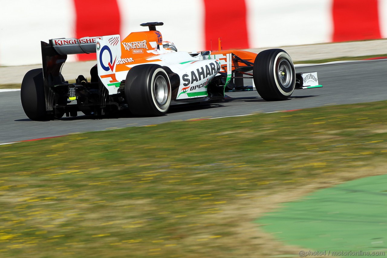 BARCELONA TEST MARZO 2013, Adrian Sutil (GER) Sahara Force India VJM06.
02.03.2013. 