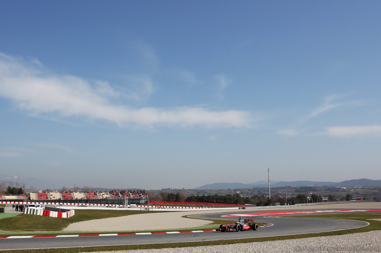 BARCELONA TEST MARZO 2013, Sergio Perez (MEX) McLaren MP4-28.
02.03.2013. 