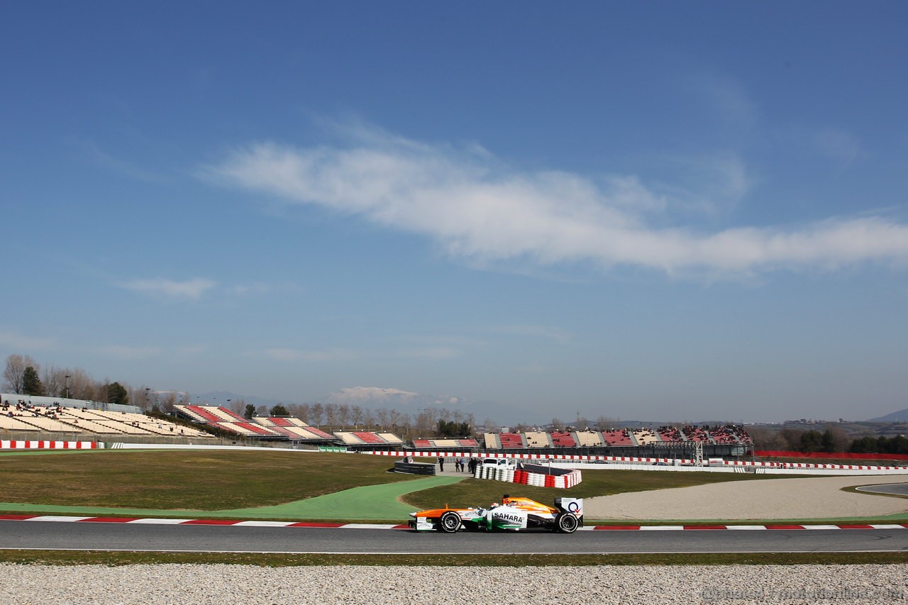 BARCELONA TEST MARZO 2013, Adrian Sutil (GER) Sahara Force India VJM06.
02.03.2013. 