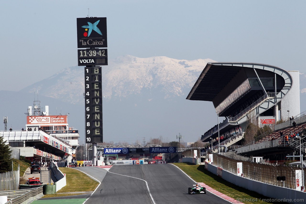 BARCELONA TEST MARZO 2013, Adrian Sutil (GER) Sahara Force India VJM06.
02.03.2013. 