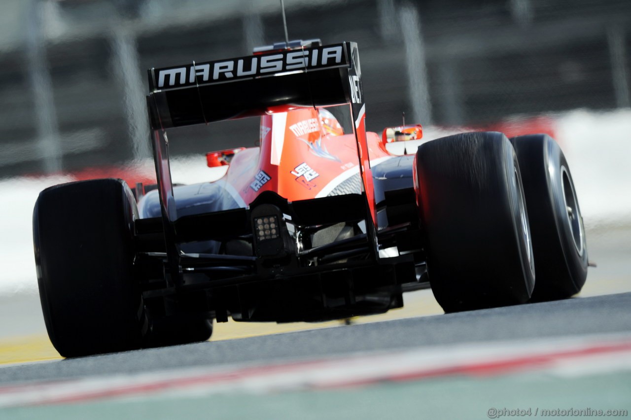 BARCELONA TEST MARZO 2013, Jules Bianchi (FRA) Marussia F1 Team MR02.
02.03.2013. 