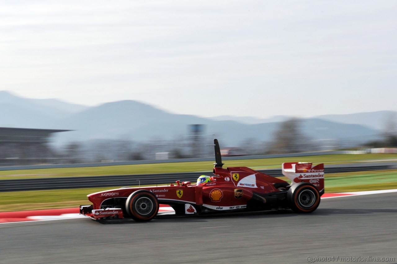 BARCELONA TEST MARZO 2013, Felipe Massa (BRA) Ferrari F138.
02.03.2013. 