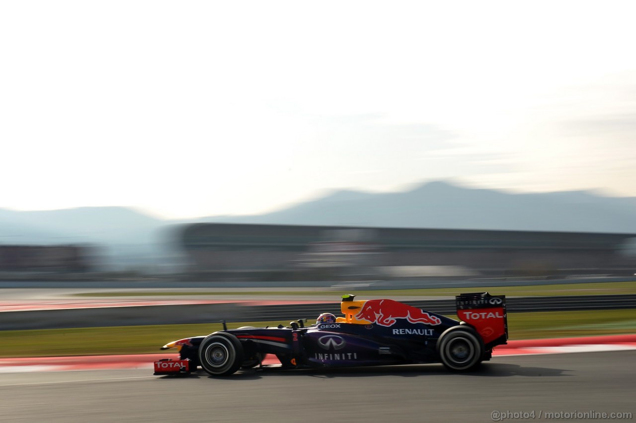 BARCELONA TEST MARZO 2013, Mark Webber (AUS) Red Bull Racing RB9.
02.03.2013. 