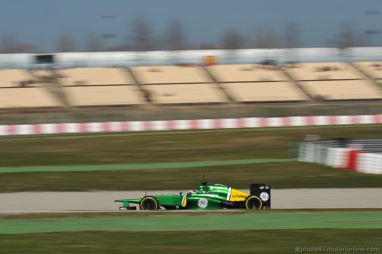 BARCELONA TEST MARZO 2013, Giedo van der Garde (NLD) Caterham CT03.
02.03.2013. 