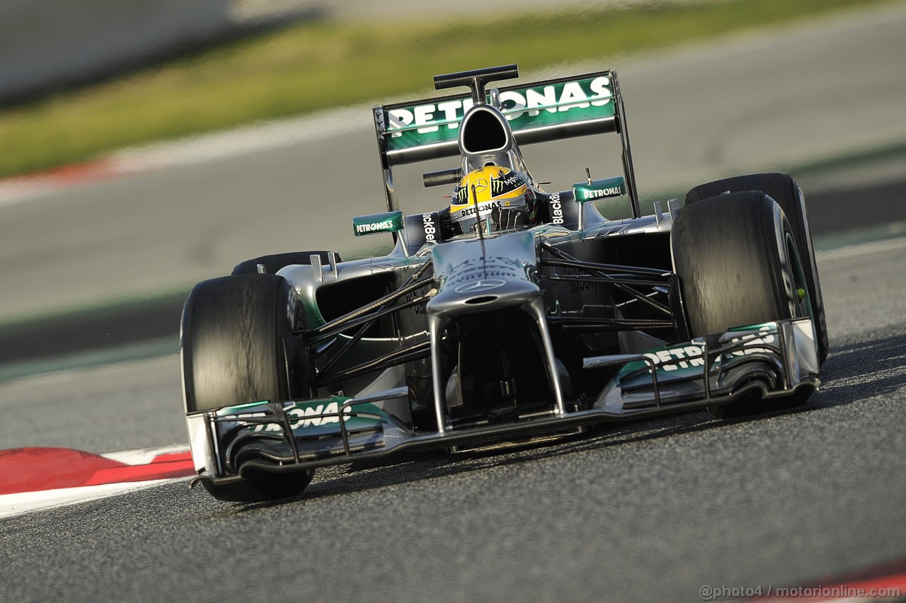 BARCELONA TEST MARZO 2013, Lewis Hamilton (GBR) Mercedes AMG F1 W04.
02.03.2013. 