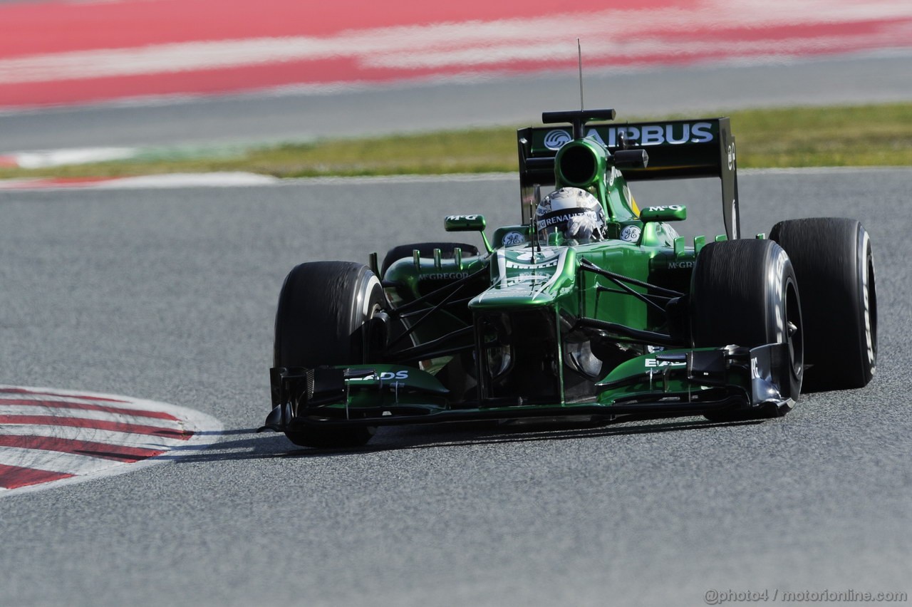 BARCELONA TEST MARZO 2013, Giedo van der Garde (NLD) Caterham CT03.
02.03.2013. 