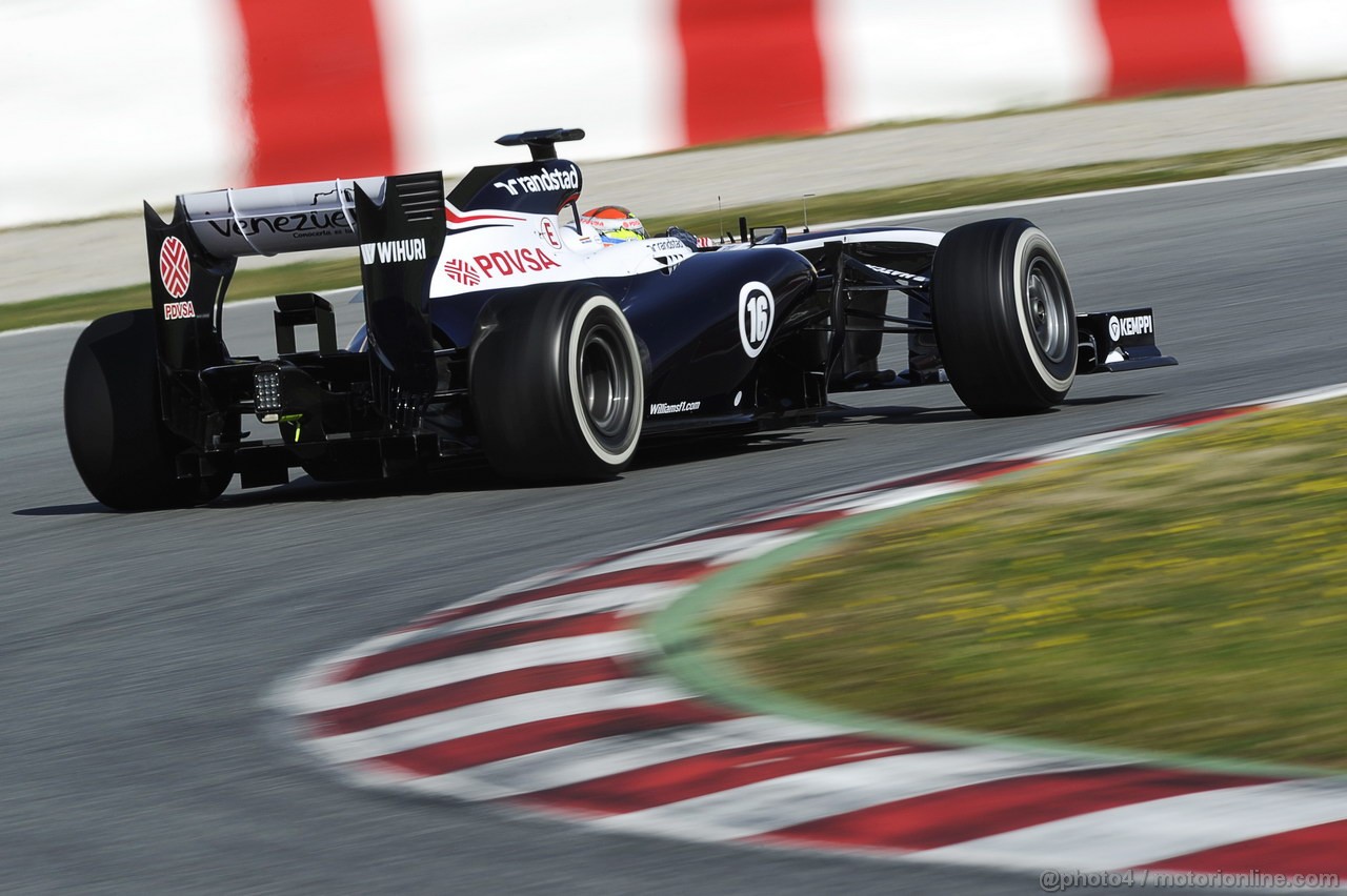 BARCELONA TEST MARZO 2013, Pastor Maldonado (VEN) Williams FW35.
02.03.2013. 