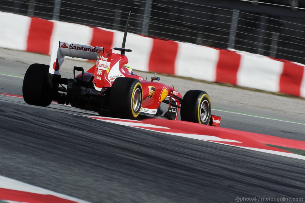 BARCELONA TEST MARZO 2013, Felipe Massa (BRA) Ferrari F138.
02.03.2013. 