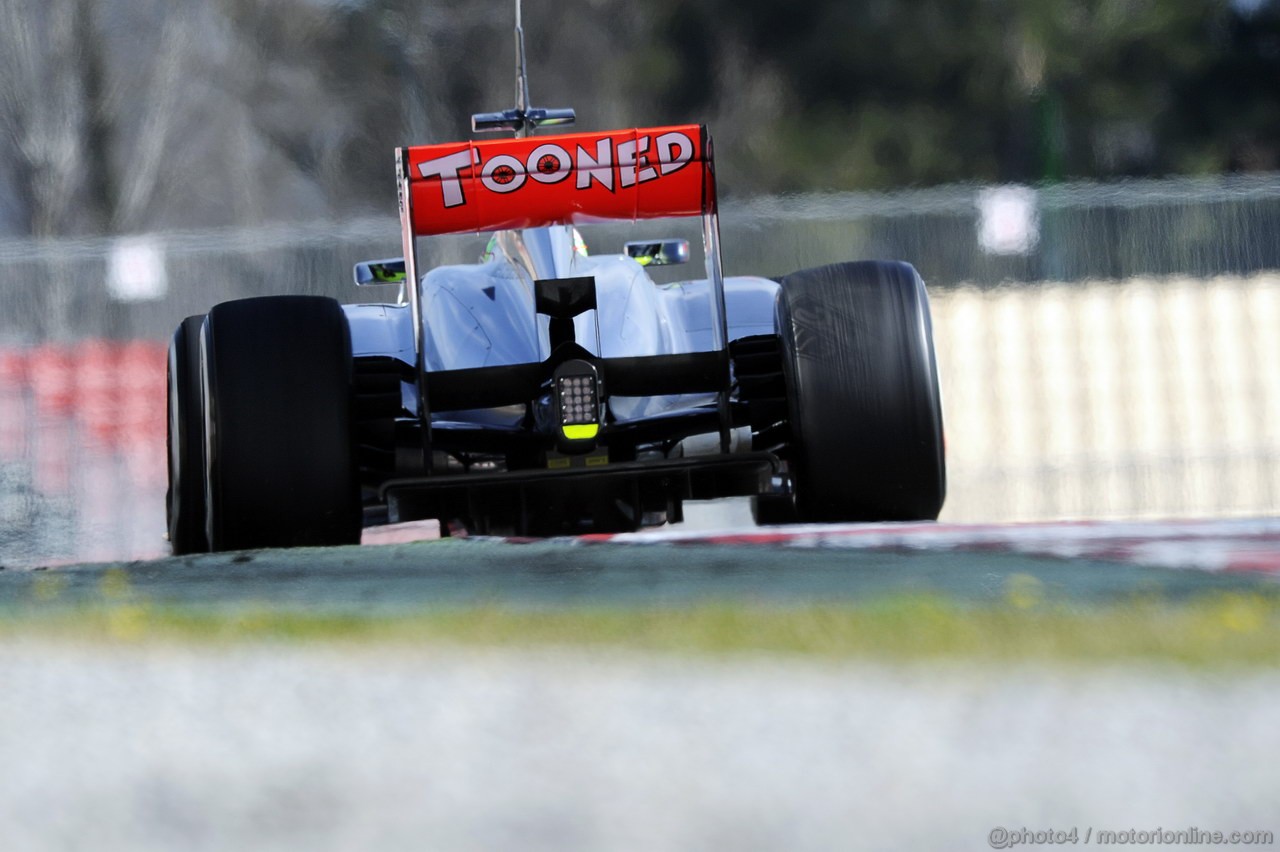 BARCELONA TEST MARZO 2013, Sergio Perez (MEX) McLaren MP4-28.
02.03.2013. 