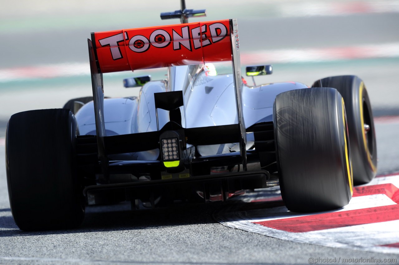 BARCELONA TEST MARZO 2013, Sergio Perez (MEX) McLaren MP4-28.
02.03.2013. 