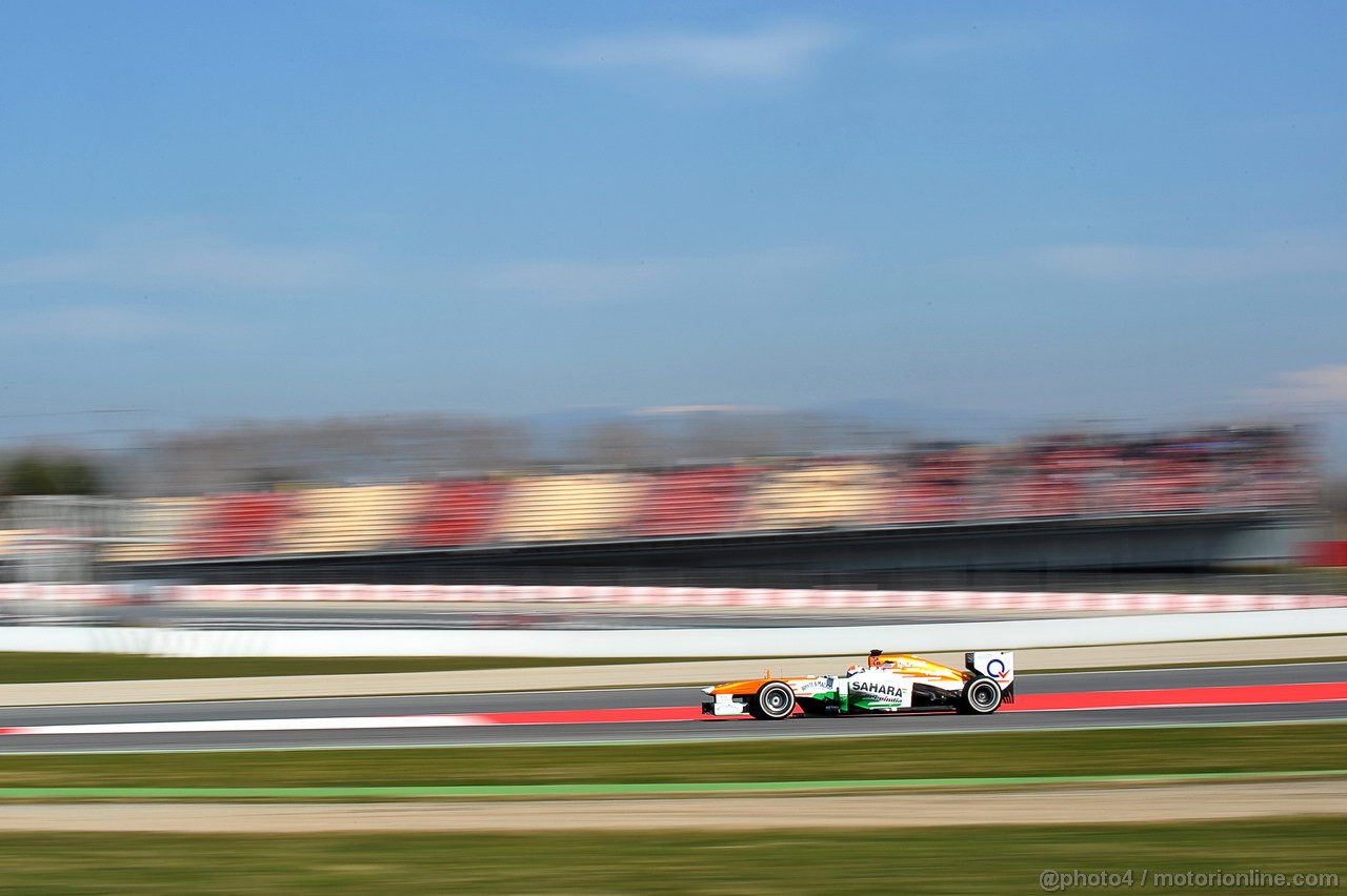 BARCELONA TEST MARZO 2013, Adrian Sutil (GER) Sahara Force India VJM06.
02.03.2013. 
