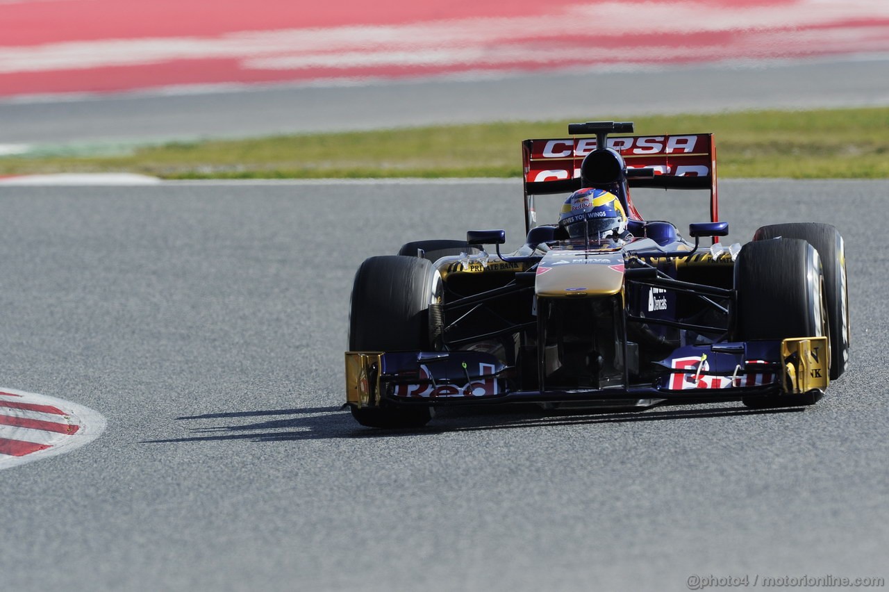 BARCELONA TEST MARZO 2013, Jean-Eric Vergne (FRA) Scuderia Toro Rosso STR8.
02.03.2013. 