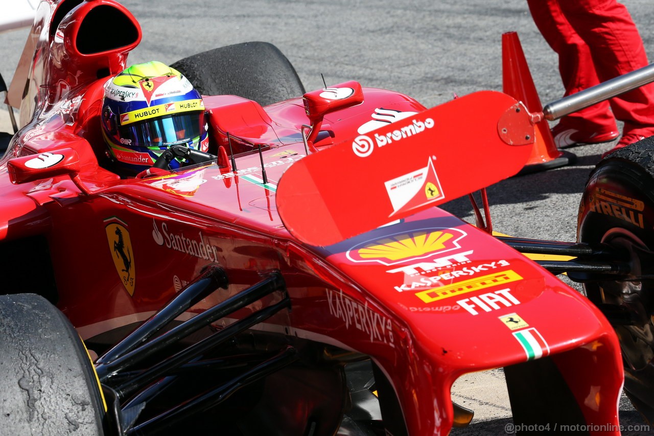BARCELONA TEST MARZO 2013, Felipe Massa (BRA) Ferrari F138.
02.03.2013. 