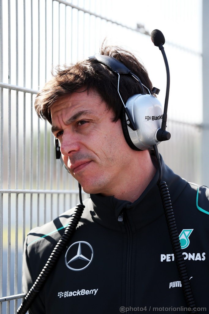 BARCELONA TEST MARZO 2013, Toto Wolff (GER) Mercedes AMG F1 Shareholder e Executive Director.
02.03.2013. 