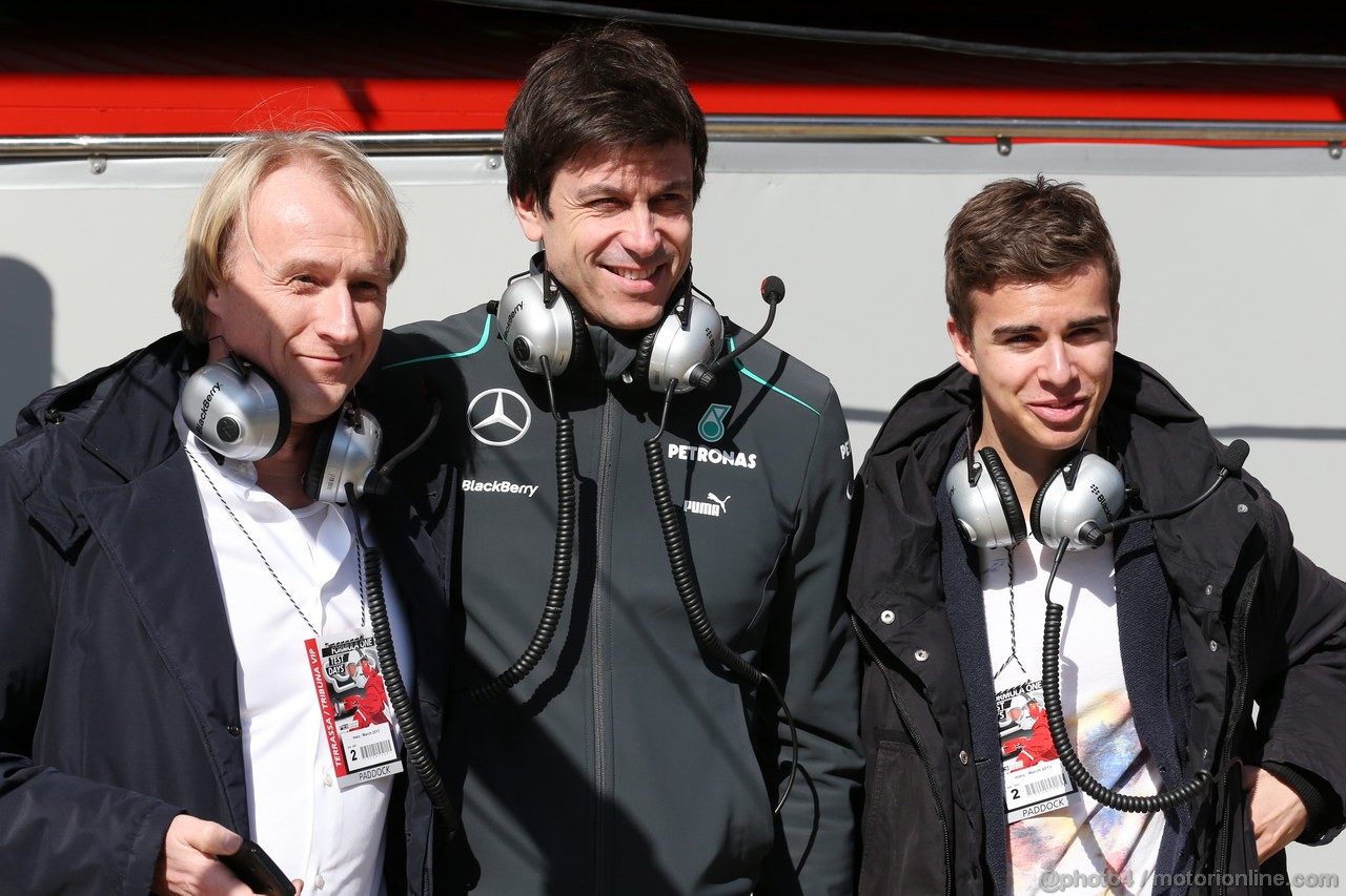 BARCELONA TEST MARZO 2013, Toto Wolff (GER) Mercedes AMG F1 Shareholder e Executive Director.
02.03.2013. 
