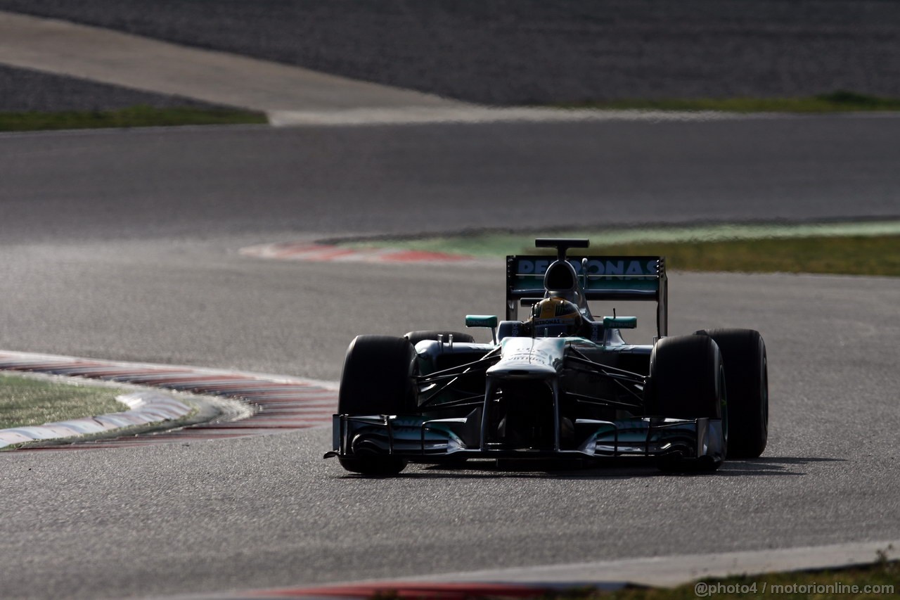 BARCELONA TEST MARZO 2013, Lewis Hamilton (GBR) Mercedes AMG F1 W04.
02.03.2013. 