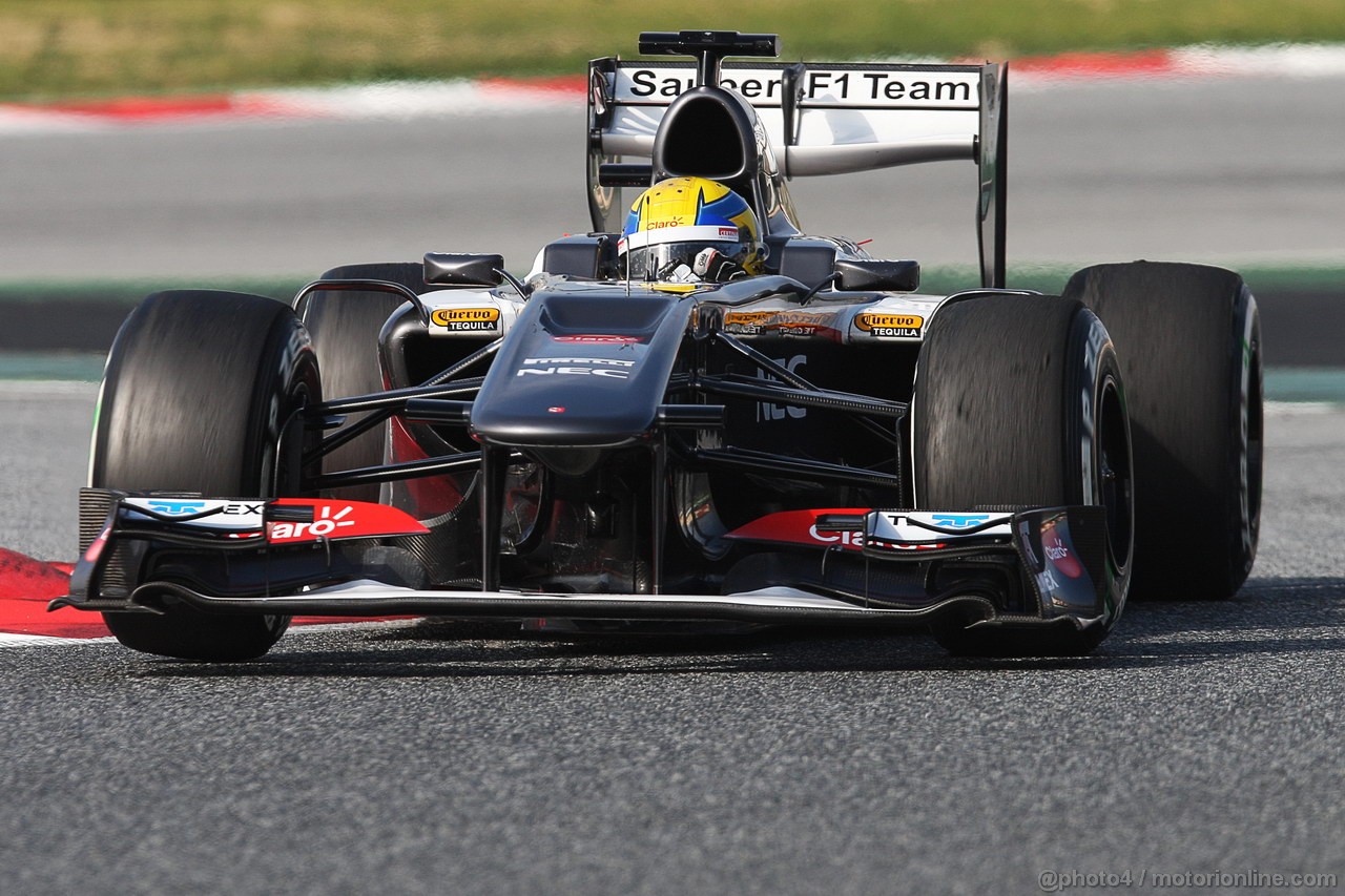 BARCELONA TEST MARZO 2013, Esteban Gutierrez (MEX) Sauber C32.
02.03.2013. 