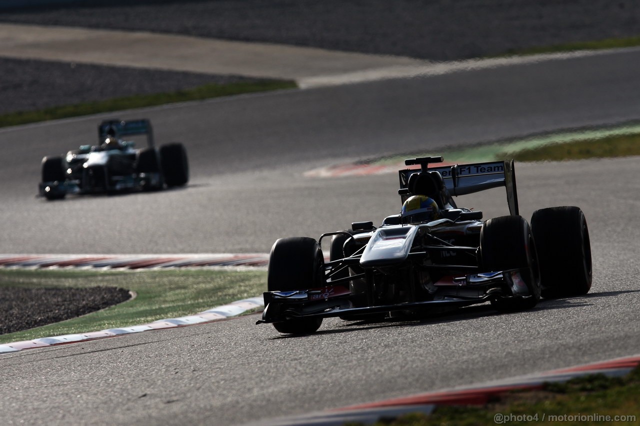 BARCELONA TEST MARZO 2013, Esteban Gutierrez (MEX) Sauber C32.
02.03.2013. 
