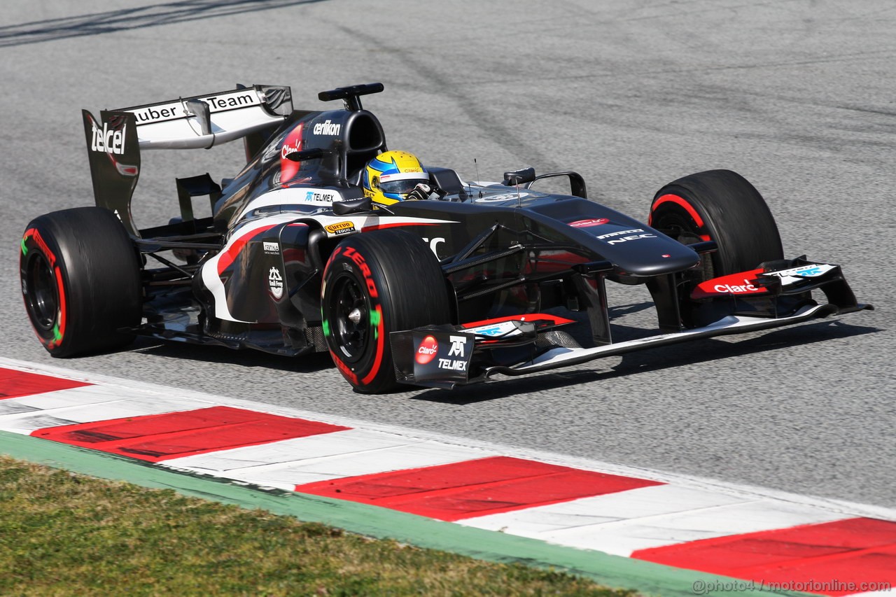 BARCELONA TEST MARZO 2013, Esteban Gutierrez (MEX) Sauber C32.
02.03.2013. 