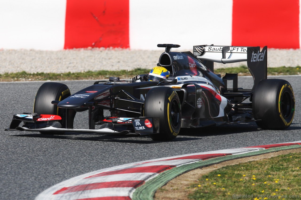 BARCELONA TEST MARZO 2013, Esteban Gutierrez (MEX) Sauber C32.
02.03.2013. 