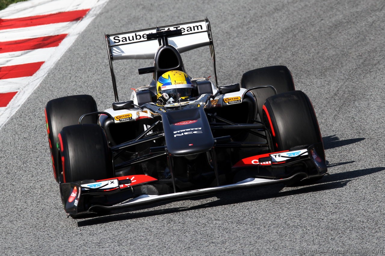 BARCELONA TEST MARZO 2013, Esteban Gutierrez (MEX) Sauber C32.
02.03.2013. 