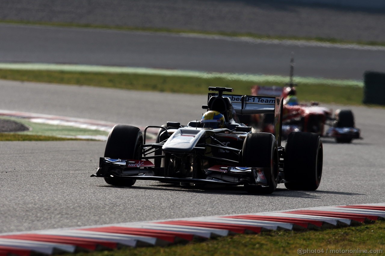 BARCELONA TEST MARZO 2013, Esteban Gutierrez (MEX) Sauber C32.
02.03.2013. 