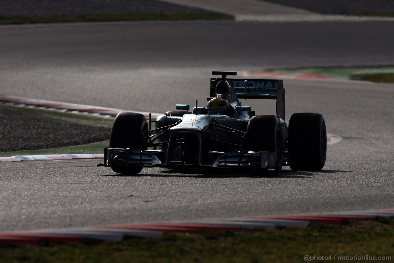 BARCELONA TEST MARZO 2013, Lewis Hamilton (GBR) Mercedes AMG F1 W04.
02.03.2013. 