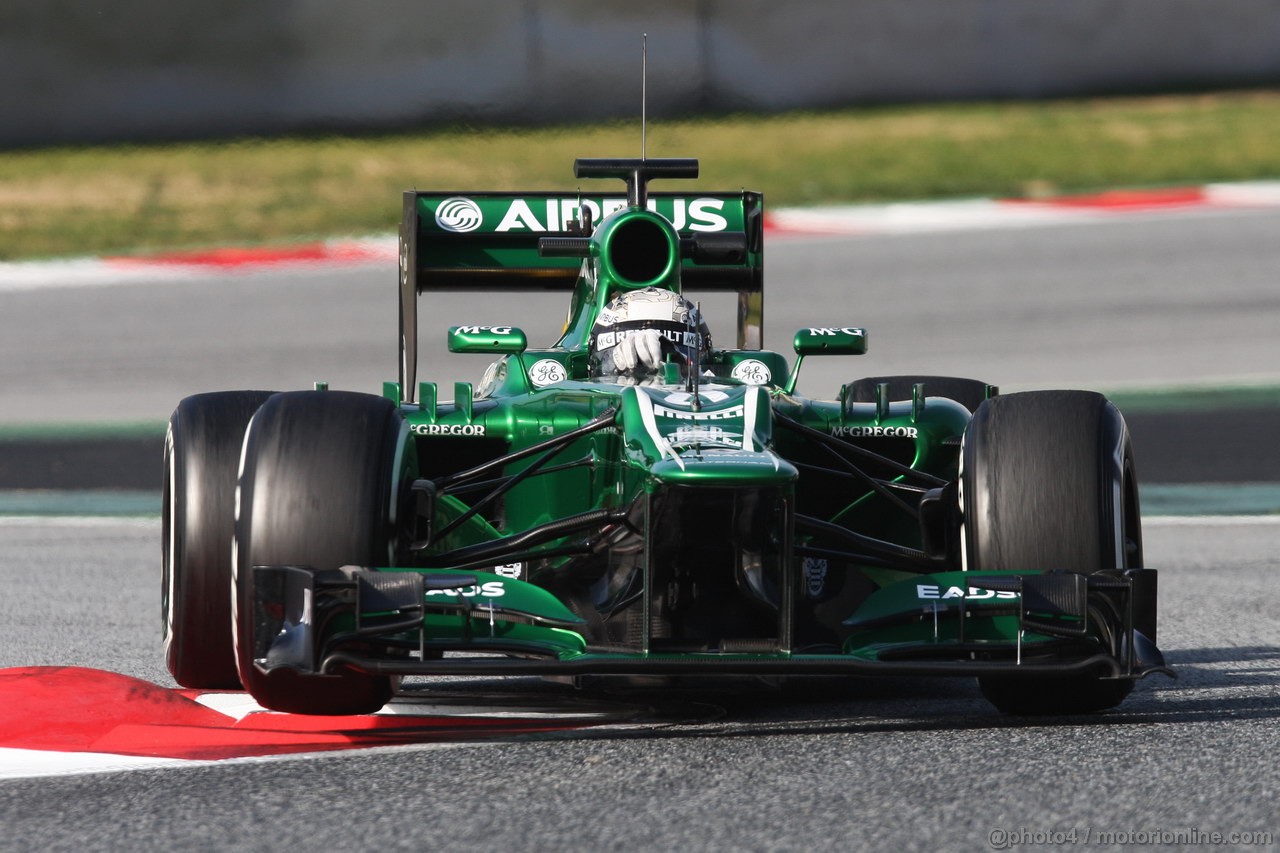 BARCELONA TEST MARZO 2013, Giedo van der Garde (NLD) Caterham CT03.
02.03.2013. 