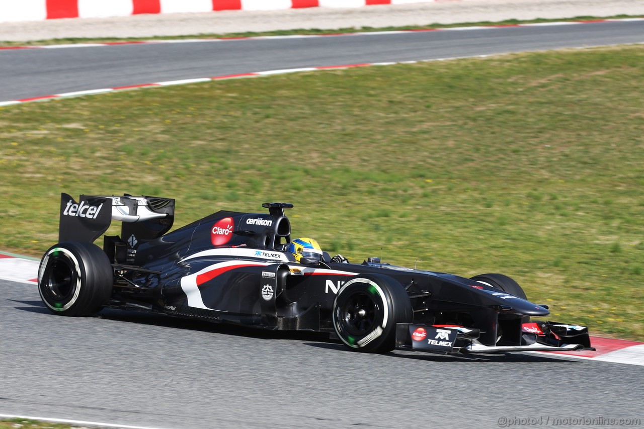 BARCELONA TEST MARZO 2013, Esteban Gutierrez (MEX) Sauber C32.
02.03.2013. 
