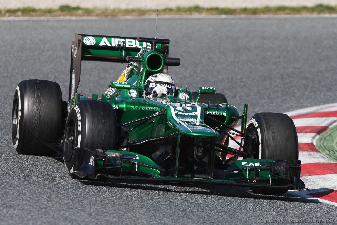 BARCELONA TEST MARZO 2013, Giedo van der Garde (NLD) Caterham CT03.
02.03.2013. 