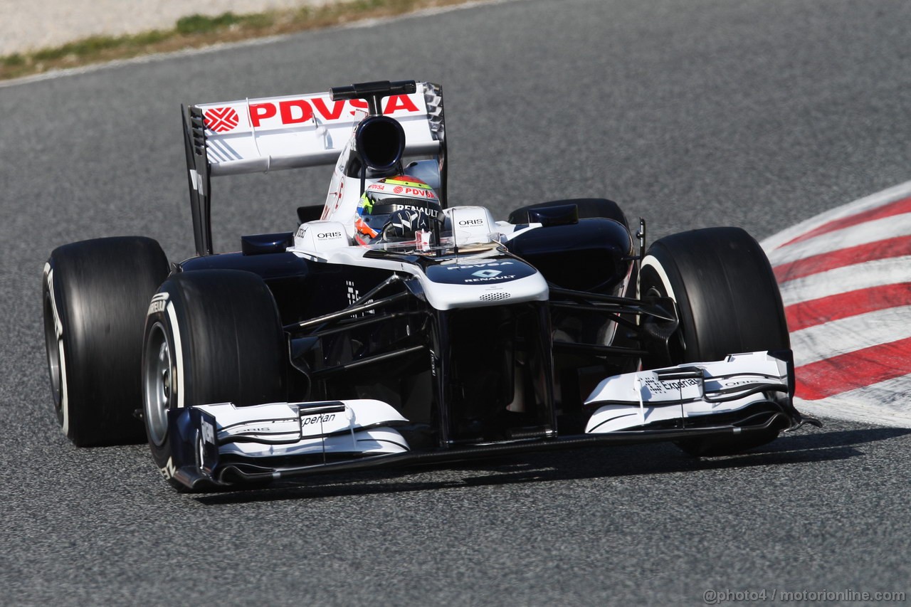 BARCELONA TEST MARZO 2013, Pastor Maldonado (VEN) Williams FW35.
02.03.2013. 