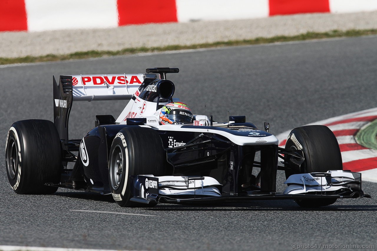 BARCELONA TEST MARZO 2013, Pastor Maldonado (VEN) Williams FW35.
02.03.2013. 