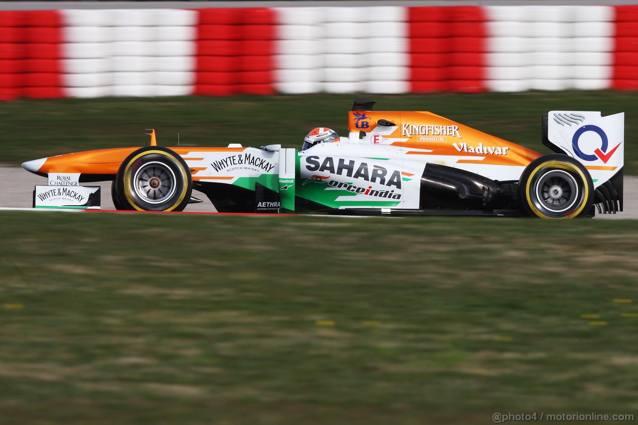 BARCELONA TEST MARZO 2013, Adrian Sutil (GER) Sahara Force India VJM06.
02.03.2013. 