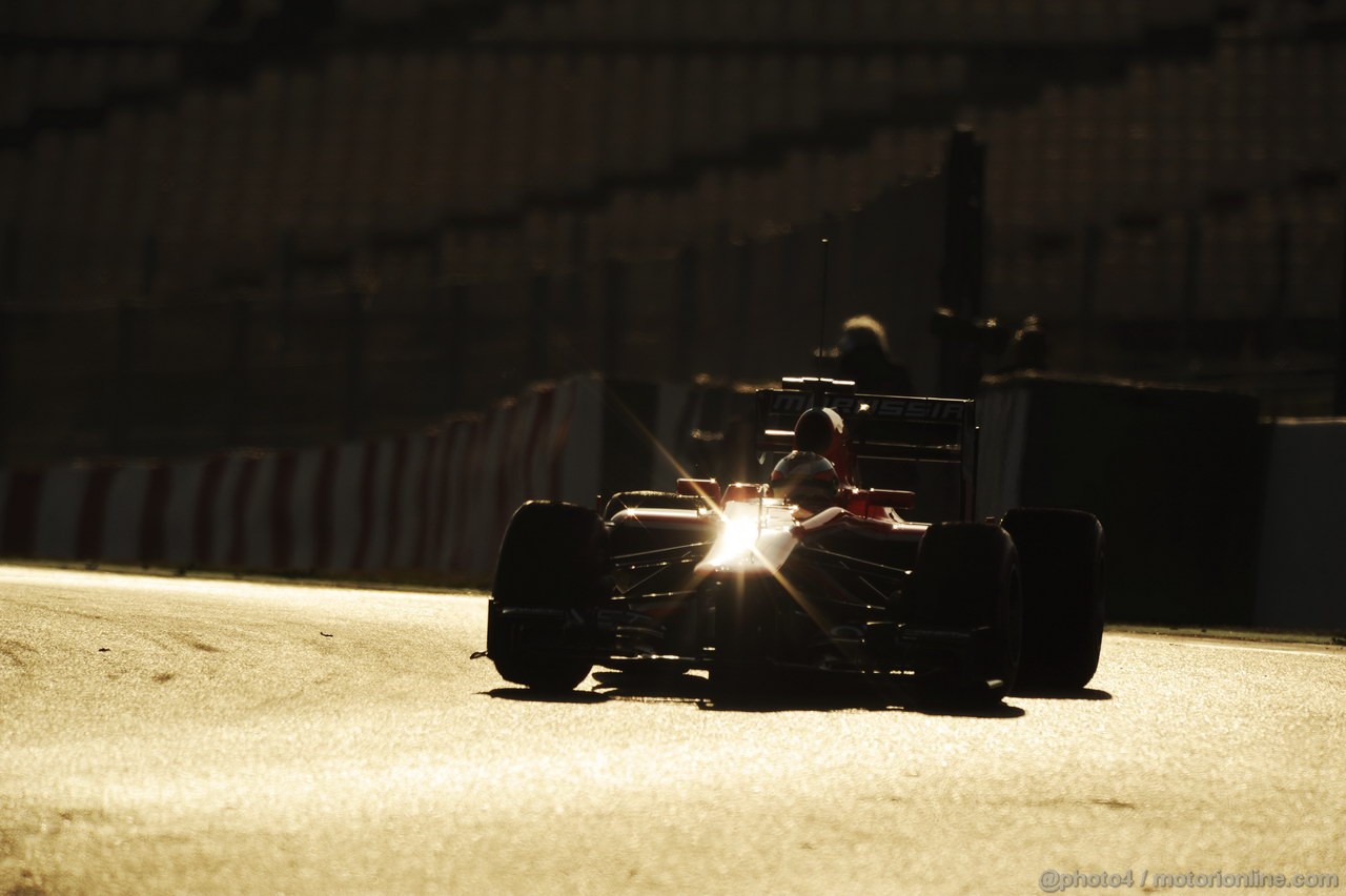 BARCELONA TEST MARZO 2013, Jules Bianchi (FRA) Marussia F1 Team MR02.
02.03.2013. 