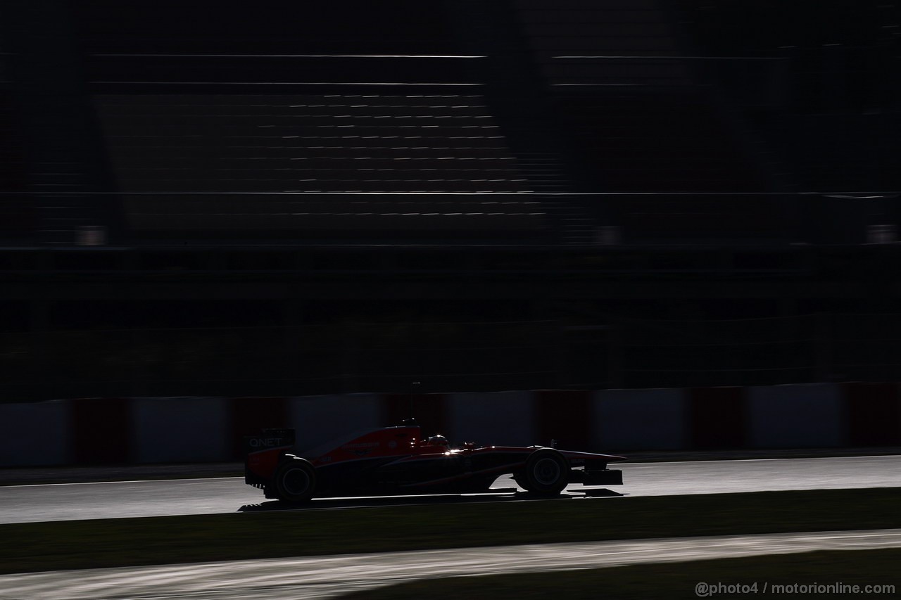 BARCELONA TEST MARZO 2013, Jules Bianchi (FRA) Marussia F1 Team MR02.
02.03.2013. 