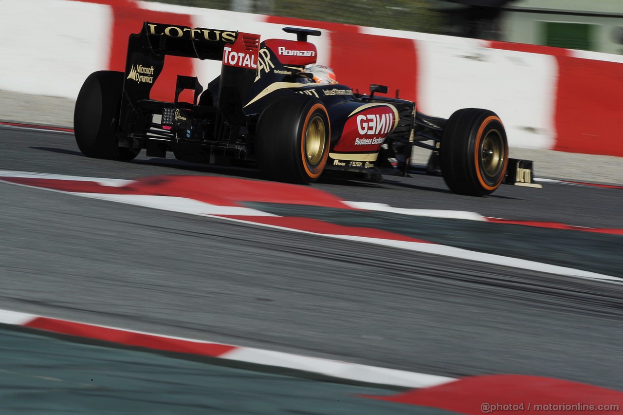 BARCELONA TEST MARZO 2013, Romain Grosjean (FRA) Lotus F1 E21.
02.03.2013. 